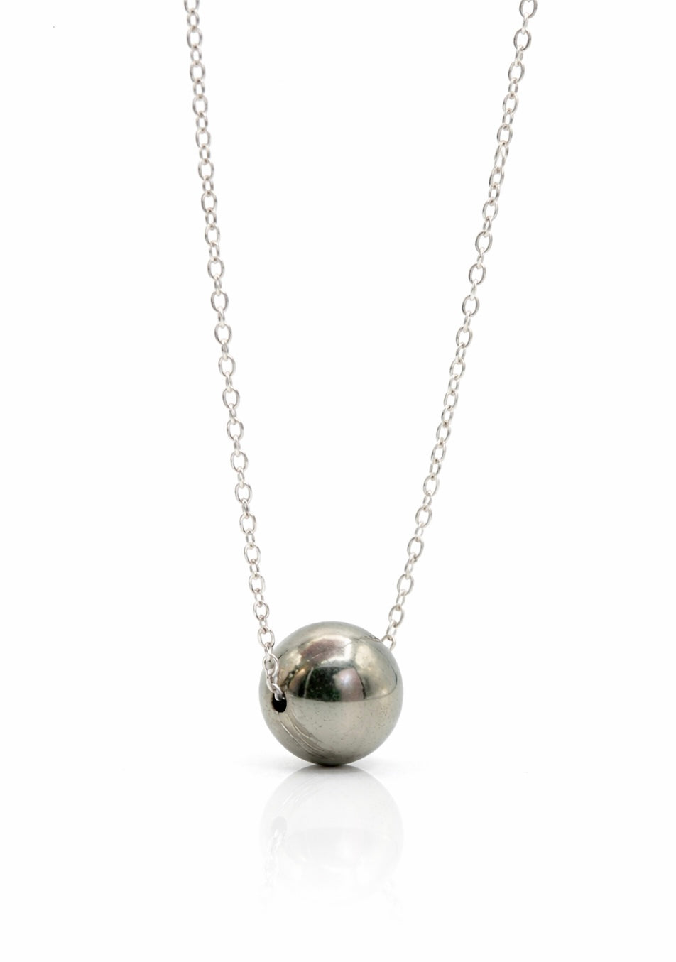 Natural Pyrite Gemstone Necklace | 925 Sterling Silver Chain | Minimalist Jewelry